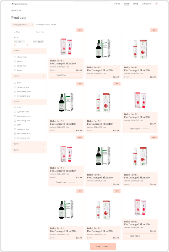 Каталог продукції