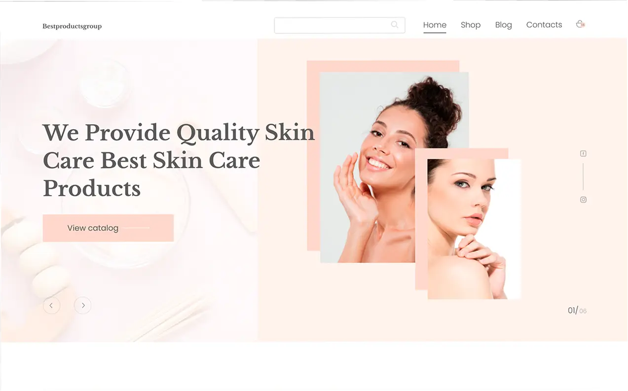 Best products group – main banner