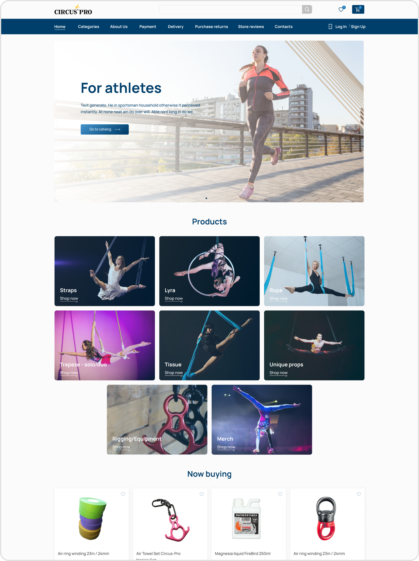 Circus-Pro — full page presentation