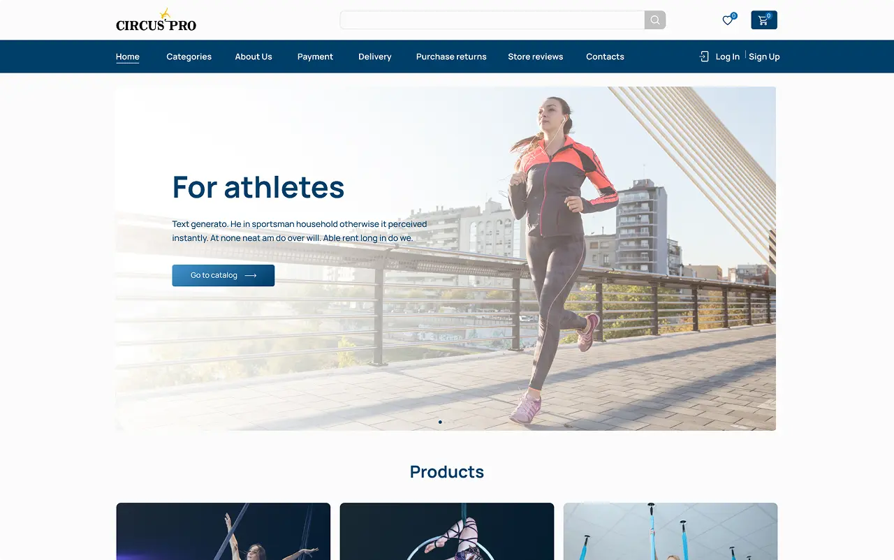 Circus-Pro – main banner