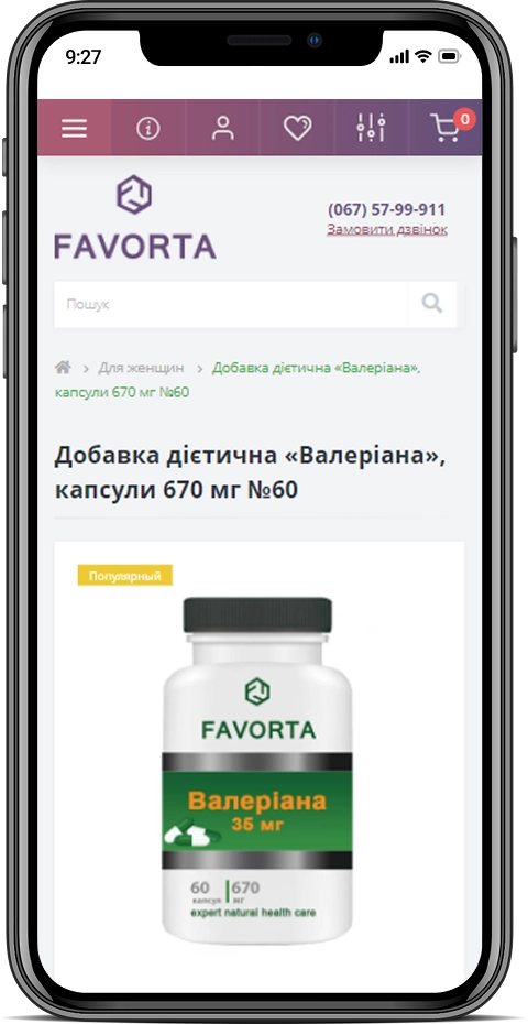 Мобільна версія – adaptive page